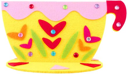 Moeder Dag Handgemaakte Diy Non-woven Thanksgiving Theekopje Home Garden Wedding Party Diy Decoratie Tafel B