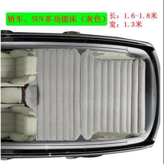 Moederdag Cadeau! Auto Terug Kofferbak Cover Auto Luchtbed Reizen Bed Opblaasbare Matras Luchtbed Opblaasbare Auto Bed Voor SUV grijs
