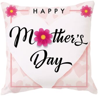 Moederdag Kussensloop Gooi Kussenhoes Huis Decoratieve Kussensloop 45X45 Cm Zachte Bank Kussensloop Thuis decor