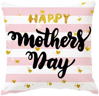 Moederdag Kussensloop Gooi Kussenhoes Huis Decoratieve Kussensloop 45X45 Cm Zachte Bank Kussensloop Thuis decor