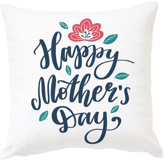 Moederdag Kussensloop Gooi Kussenhoes Huis Decoratieve Kussensloop 45X45 Cm Zachte Bank Kussensloop Thuis decor