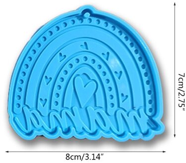Moederdag Serie Hangers Epoxyhars Mal Sleutelhanger Siliconen Mal Diy Ambachten Sieraden Casting Tool Zeep Maken 25