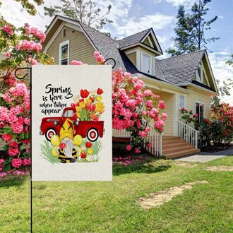 Moederdag Vlag Decor Gnome Vlag Valentines Gnome Veranda Tuin Vlag Tuin Yard Decoratie Gazon Vlag Jardin Decortion Tool