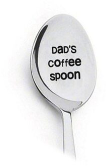 Moeders Dag Stalen Lepel Vaders Dag Koffie Lepel Letetr Lange Lepel Thanksgiving Dag Jaar Cadeau Kerstcadeau B