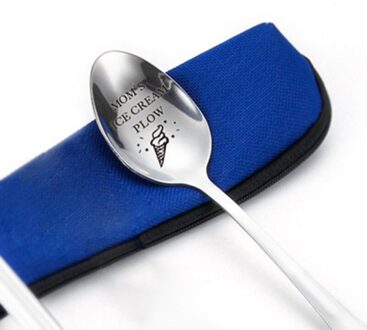 Moeders Dag Stalen Lepel Vaders Dag Koffie Lepel Letetr Lange Lepel Thanksgiving Dag Jaar Cadeau Kerstcadeau