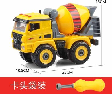 Moer Demontage Laden Lossen Techniek Vrachtwagen Graafmachine Bulldozer Kind Schroef Boy Tool Onderwijs Speelgoed Auto Model