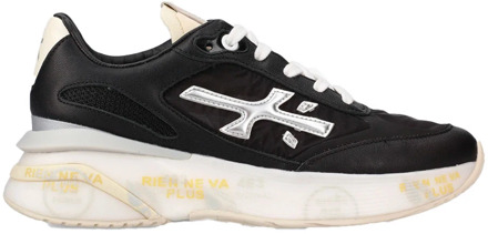 Moerund Sneakers - Zwart Premiata , Black , Dames - 41 Eu,36 Eu,38 Eu,39 Eu,40 Eu,37 EU