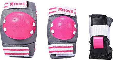 Möve Move Skate Bescherming 3-delig Basic Roze