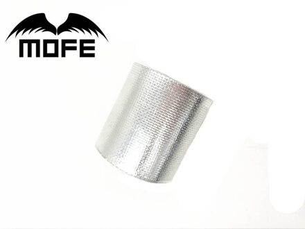 MOFE EEN Zilveren Thermische Tape Luchtinlaat Warmte Isolatie Shield Wrap Reflecterende Warmte Barrière Zelfklevende Motor 2 Inch