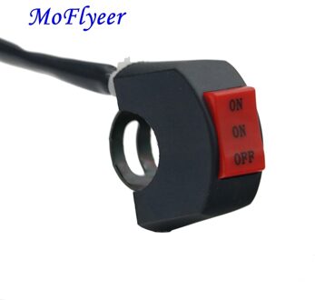 Moflyeer 1 Stuk Motorfiets Schakelaars Connector Stuur Schakelaar On/Off Knoppen Connector Push Schakelaar Motor Accessoires
