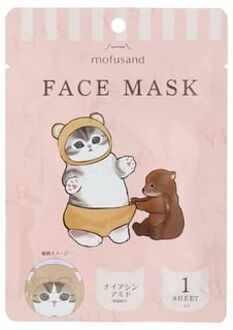 mofusand Bear Face Mask 1 pc