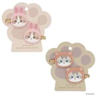 mofusand Flocky Bangs Hair Clip (Set of 2) Bear
