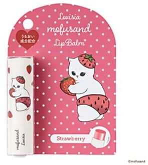 Mofusand Lip Balm Ichigonyan Strawberry