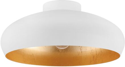 Mogano Plafondlamp Ø 40 cm - Wit/Goud Goud, Wit