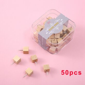Mogii Kantoor & School Supplies Schattige Houten Decoratieve Thumb Kopspijkers Briefpapier Push Pins Voor Kurk Boord 3