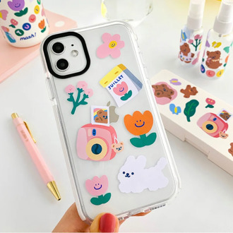 Mohamm 1 Sheet Milkjoy Bear Series Stickers Decoration Korea Style DIY Seamless Computer Stickers Hand Account Material