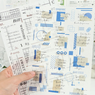 Mohamm 1Pc Love letter Series Stickers DIY Decoration Scrapbooking Paper Creative Stationary School Supplies