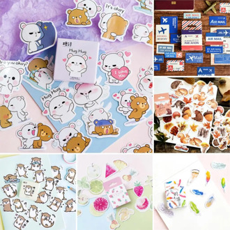 Mohamm Cute Kawaii Paper Craft Book Scrapbook Sticker Stationery School Supplies