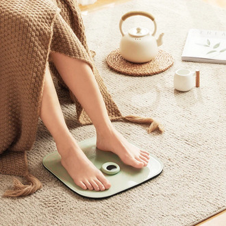 Moido Leg Massager Massager EMS Micro Current Massage Pad Portable Calf Massager Beauty Leg Device