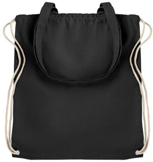 Moira canvas koordtas - maat One size Zwart