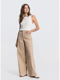 Moise ss26 top 000097 cream - maat M Veelkleurig