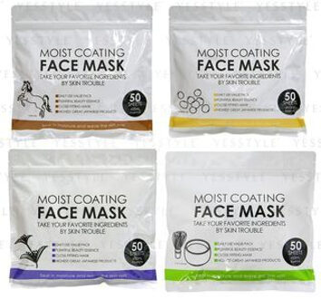 Moist Coating Face Mask Soy Milk - 50 pcs