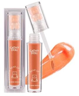 Moistful Bear Lip Glaze 02 Shine Orange