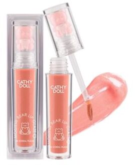 Moistful Bear Lip Glaze 03 Coral Flash