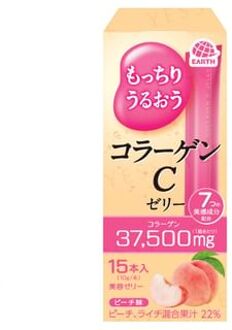 Moisturizing Collagen C Jelly Peach 15 pcs