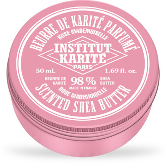 Moisturizing Crème INSTITUT KARITE PARIS 98 % Scented Shea Butter Rose Mademoiselle 50 ml