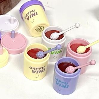 Moisturizing Milk Tea Cup Lip Gloss - 4 Colors 181# Coral - 5g