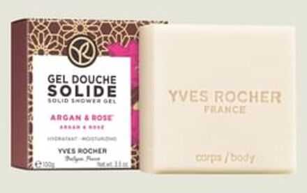 Moisturizing Solid Shower Gel Argan & Rose Petals 100g