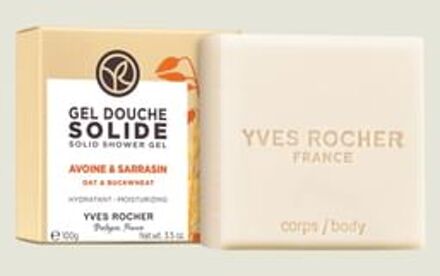 Moisturizing Solid Shower Gel Oat & Buckwheat 100g