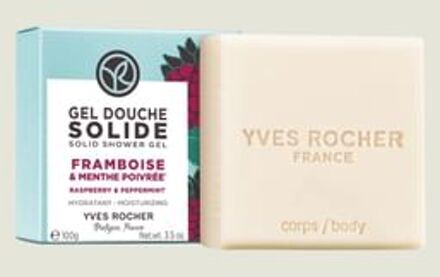 Moisturizing Solid Shower Gel Raspberry & Peppermint 100g