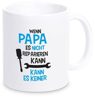 Mok "Als Papa Kan Niet Fix Het...", Koffie Mok, Tea Cup, verjaardag, Kerst Keramische Cup Vaderdag G
