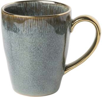 Mok met gouden oortje - groen - 250 ml