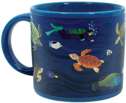 Mok - Sea Turtles at the Coral Reef Multicolor