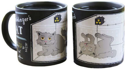 Mok set van 2 - Schrödinger's Cat Multicolor