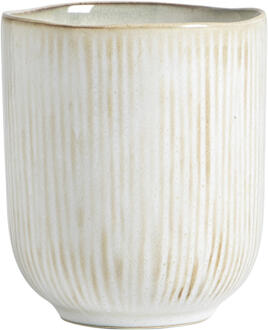 Mok Sophie Naturel Ø7,5 Cm - Stoneware - Beige - H8 Cm