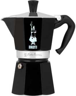 Moka Express Percolator 3 kops Zwart