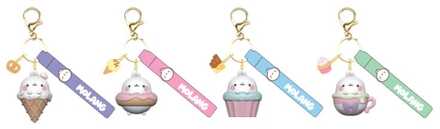 Molang Snack Time Series Keychain with Hand Strap Display (9)