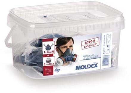 Moldex Adembeschermingsbox | 1x700201,2xA2P3 R filter 923001 | 1 stuk - 723202 - 723202