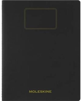 Moleskine cahier, hardcover, gelinieerd, xxl, zwart