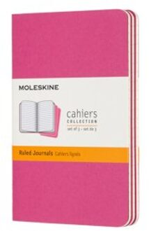 Moleskine Cahier Journals-Pocket-Gelineerd-Roze