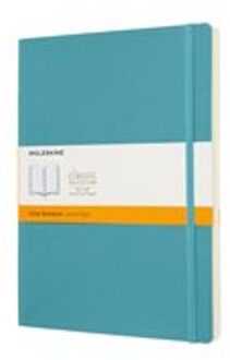 Moleskine Classic Notitieboek Soft Cover - XL - Fel Blauw - Lijnen