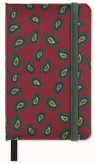 Moleskine le silk collection notitieboekje xs bordeaux rood blanco (cadeaubox)