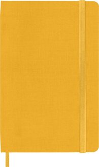 Moleskine Notebook Color Collection Large gelinieerd-Oranje geel