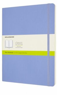Moleskine notitieboek classic soft cover xl hydrangea blauw blanco