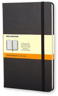 Moleskine Notitieboek Moleskine large 130x210mm lijn zwart