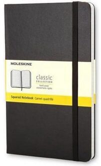 Moleskine Notitieboek Moleskine large 130x210mm ruit zwart